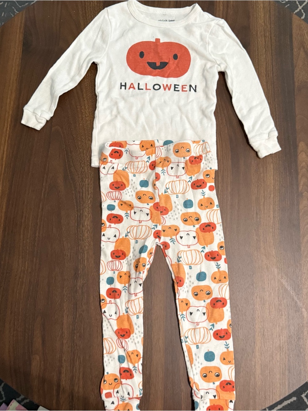Baby girl Halloween pajama set